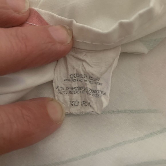 Vintage 80's Floral Percale Queen Size Flat Sheet 90” X 87” No Iron - Picture 2 of 7